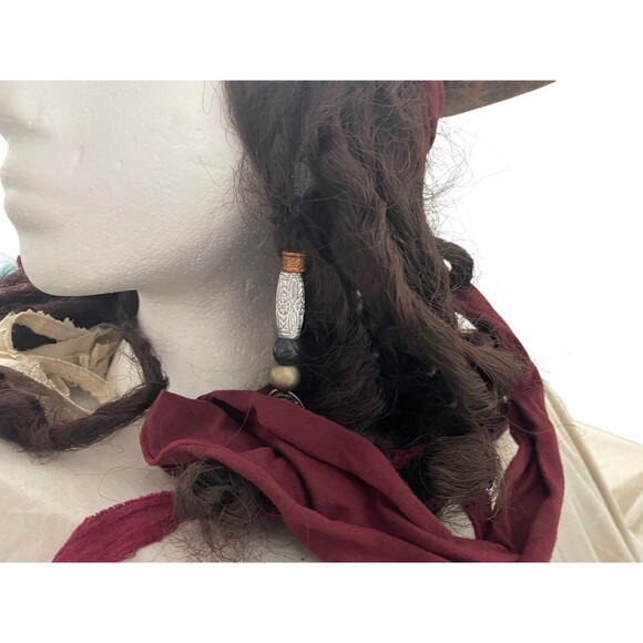 Jack Sparrow Complete Costume Men's S/M W/ Accessories Pirates Of The Caribbean - Picture 7 of 16